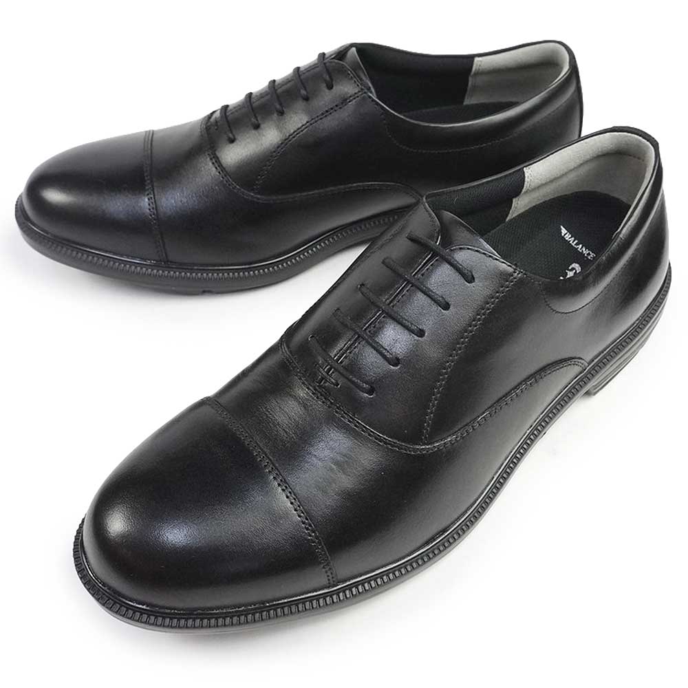 BW4621 4E 幅広 ストレートチップ 革靴 メンズ ビジネスシューズ