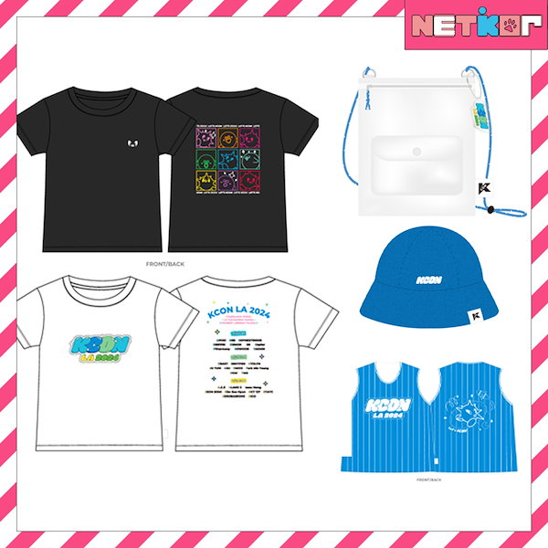 KCON LA 2024 ラインナップTシャツ KCON LA 2024 ラインナップフーディ パーカー KCON LA 2024POPの本場