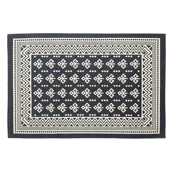 ラグ ブラック 約幅170×奥行き230cm TTR-163B