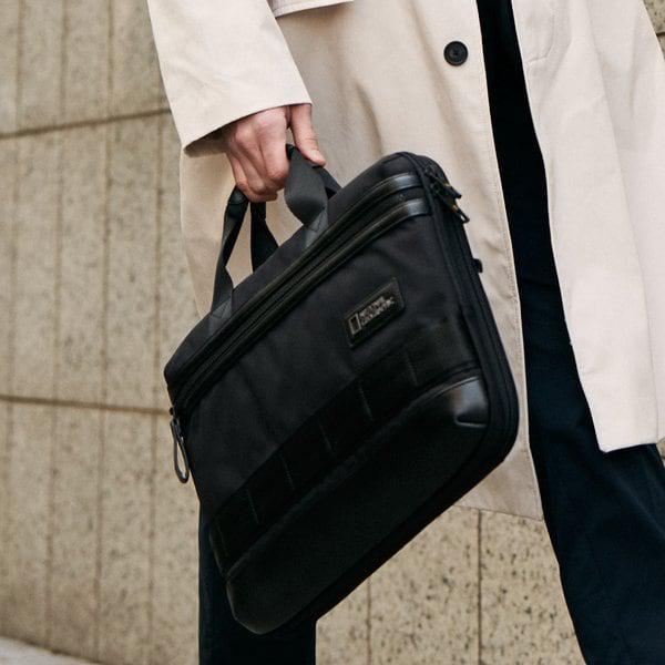 N225ATO520 アーバン ウェビングポイント ブリーフケース BLACK