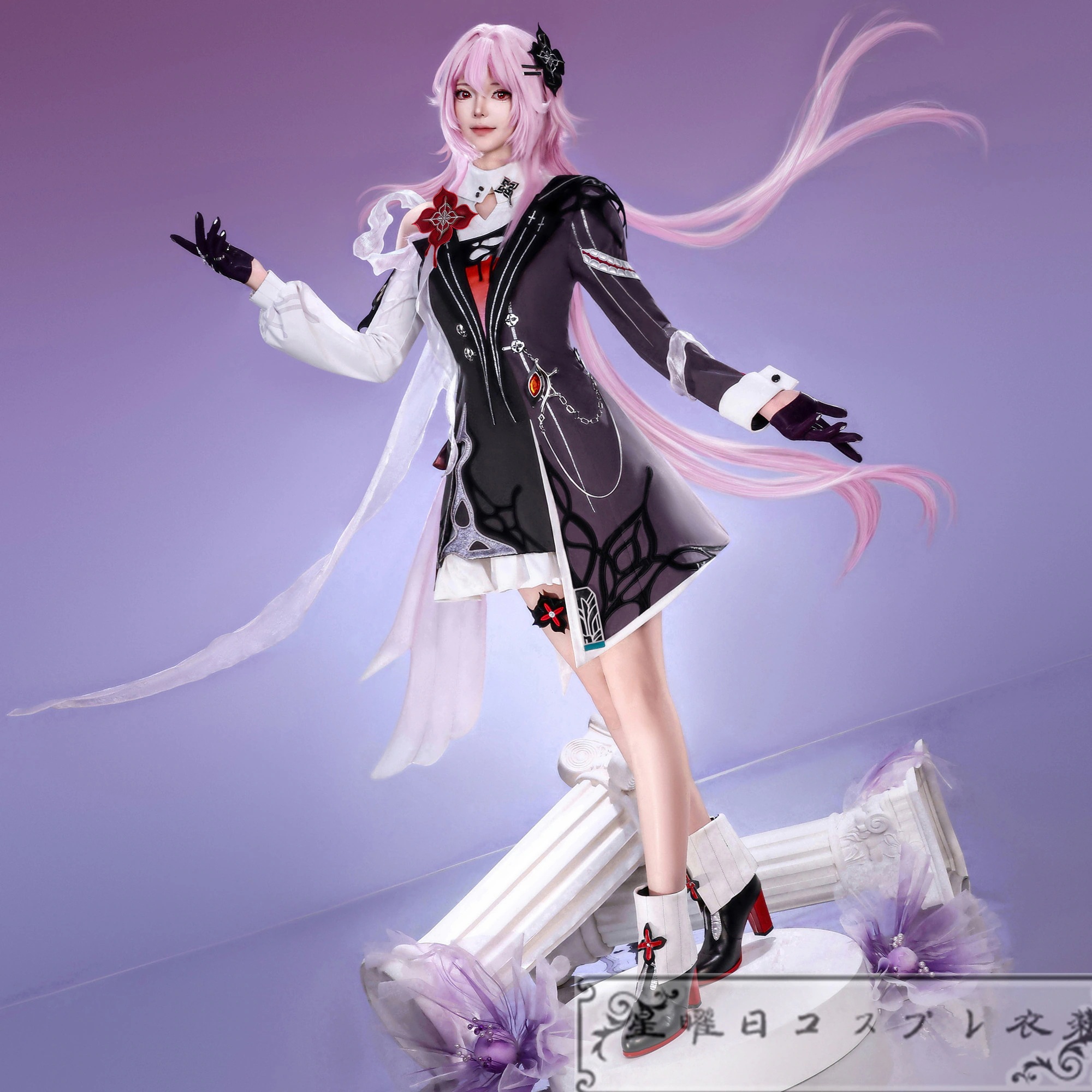 【期間限定】崩壊スターレイル 三月なのか 長夜月 コスプレ衣装 コスチューム 金属パーツ品質良い 店舗お勧め