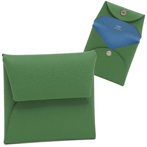 小銭入れ コインケース バスティア W刻印 グリーン メンズ レディース ユニセックス H078477CK AO