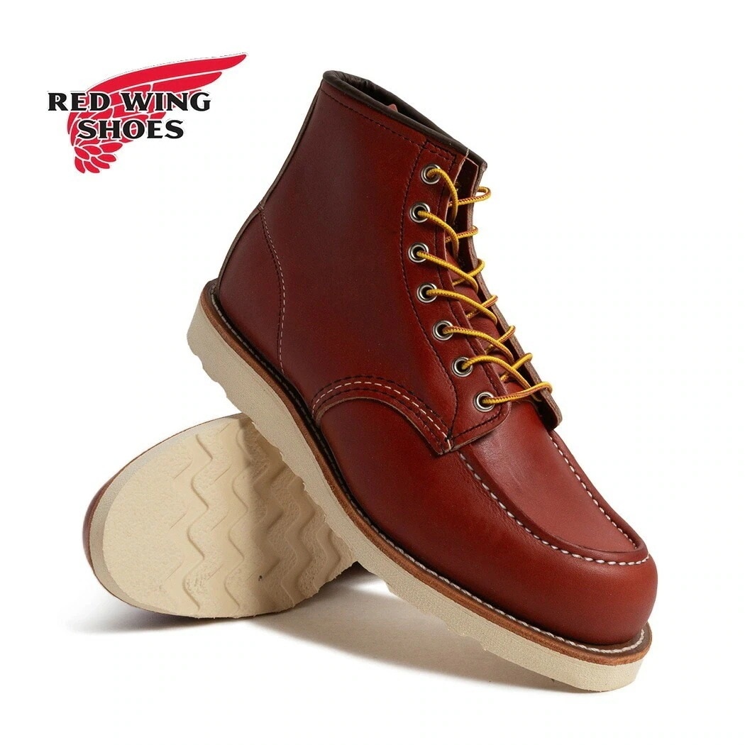 RED WING レッドウィング ブーツ 6インチ クラシックモック 6-INCH CLASSIC MOC ORO-RUSSET PORTAGE ( レッド 赤 レザーブーツ レースアップ アメカジ