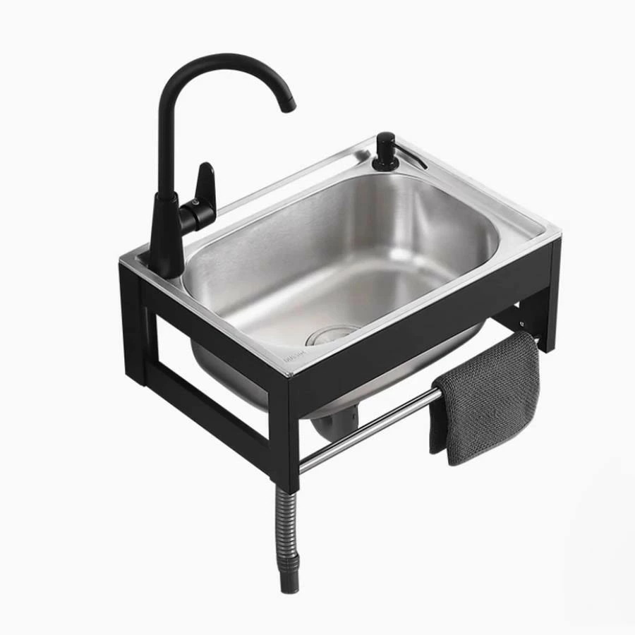 キッチン用流し台 ステンレス流し台 手洗い器 壁掛け 手洗い器 壁掛け 排水セット付き 洗面台 おしゃれ 手洗いボウル ステンレス スチー
