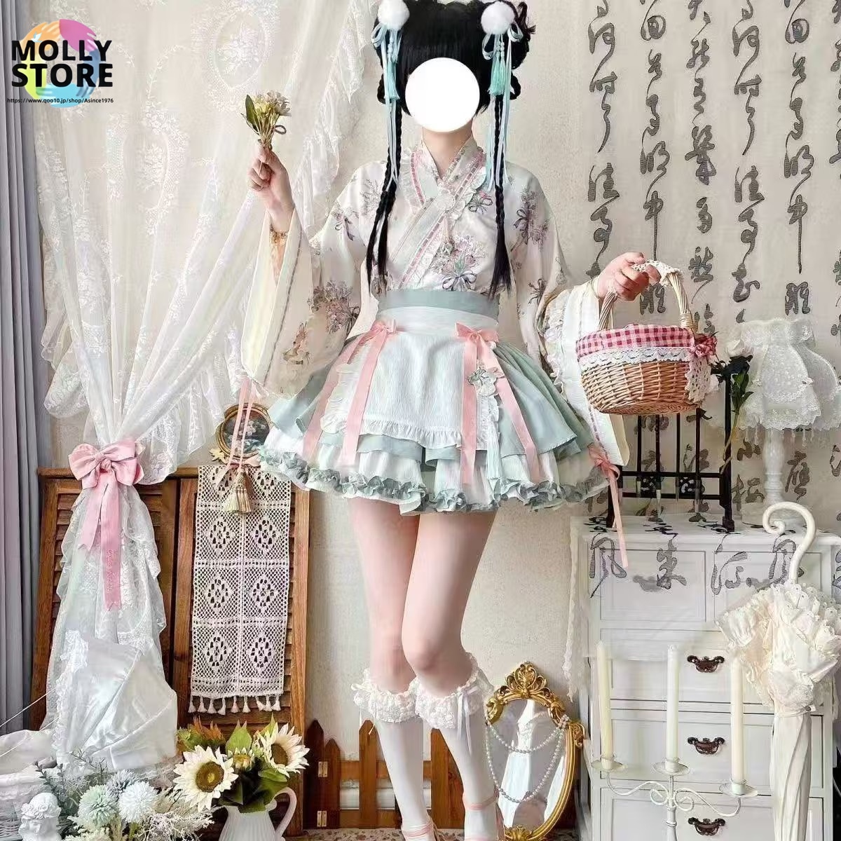 Qoo10] 超人気 ロリータ浴衣 ロリータ洋服 可愛 : レディース服
