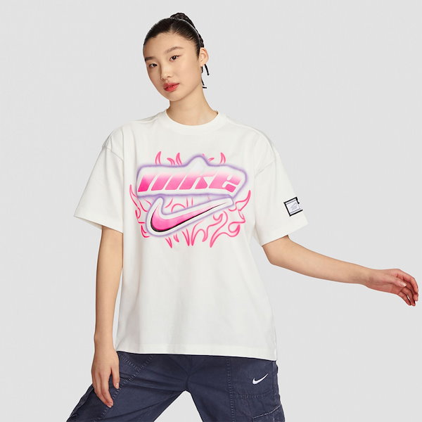 期間限定価格♪NIKE★プリント☆Tシャツ☆レディース 【ユニセックス】 L 期間限定価格♪NIKE☆プリント☆Tシャツ☆レディース 【ユニ