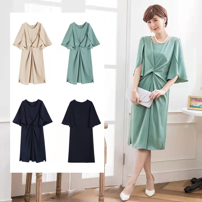 パーティードレス 結婚式 フォーマル ワンピース ドレス 二次会 フォーマルドレス お呼ばれ 服 服装 親族 大きいサイズ 大人 上品