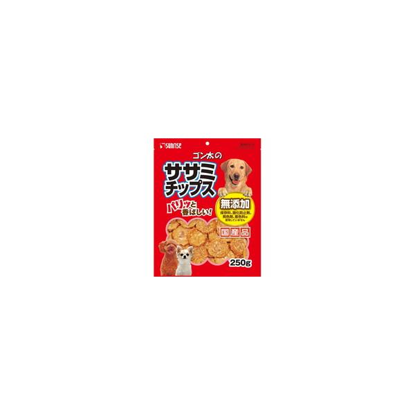 【1ケース】【お取り寄せ対象品】ゴン太のササミチップス 250g[マルカン サンライズ事業部 ゴン太] *25個