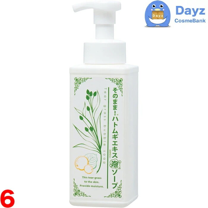 そのまま！泡ソープ 500mL　ハトムギエキス　6点セット　　泡洗顔 洗顔料 洗顔剤 化粧落とし プラセンタ泡ソープ　　nc