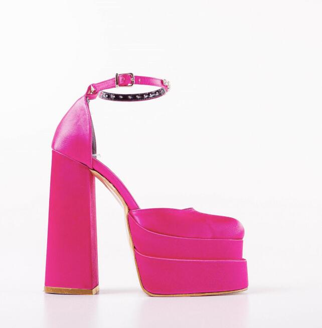 ラウンドトゥシューズ　パンプス厚底　防水　滑り止めパンプス 綺麗目