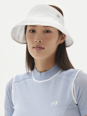 正規品 MASTER BUNNY EDITION レディース シースルーロゴ ワイヤーサンバイザー