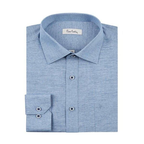 カツオンシャンブレー ネイビー ノーマルフィット シャツ PJDS3945