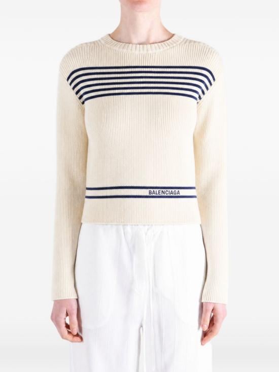 BALENCIAGA Women Shirts 876806 T34614282 Navy white