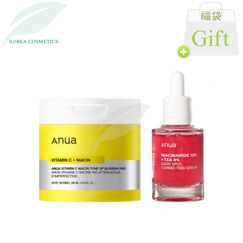 ビタミンC ナイアシン トーンアップ シミパッド 60枚 + TXA 4 ダークスポット コレクティング セラム 30ml 2点セット 6,111円