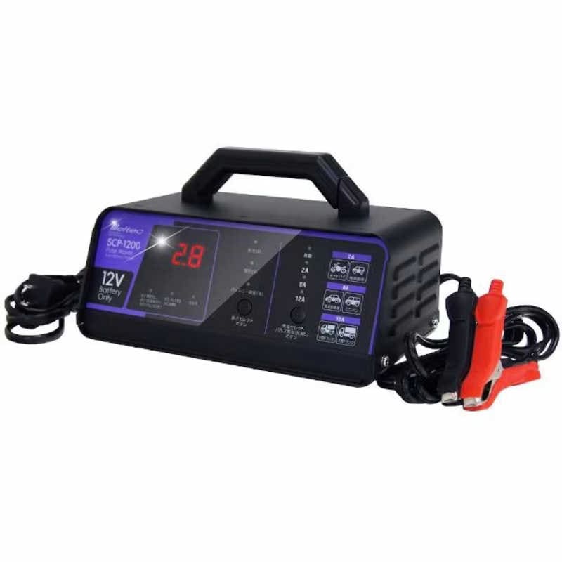 大自工業　全自動パルスバッテリー充電器 バッテリー診断機能付　SCP1200