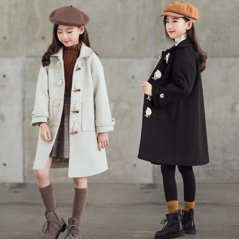 ダッフルコート ジュニアダッフルコート女子 秋冬 トラディショナル ダッフルコートキッズ 女の子