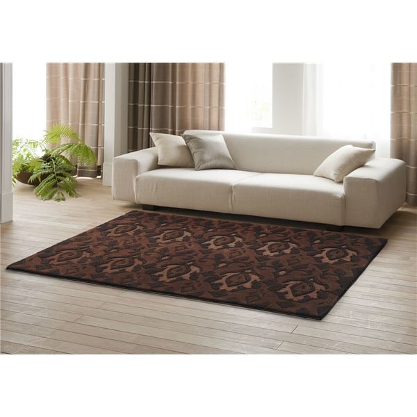 スミノエ ラグマット NEXTHOME BOUQUET RUG 140x200cm ブラウン 19,024円