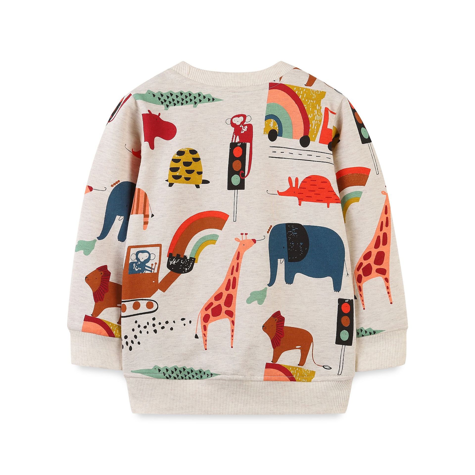 中小サイズの子供用のヨーロッパとアメリカスタイルの子供用スウェットシャツラウンドネックプルオーバーベビーコットン漫画プリントボトムシャツ 7,801円