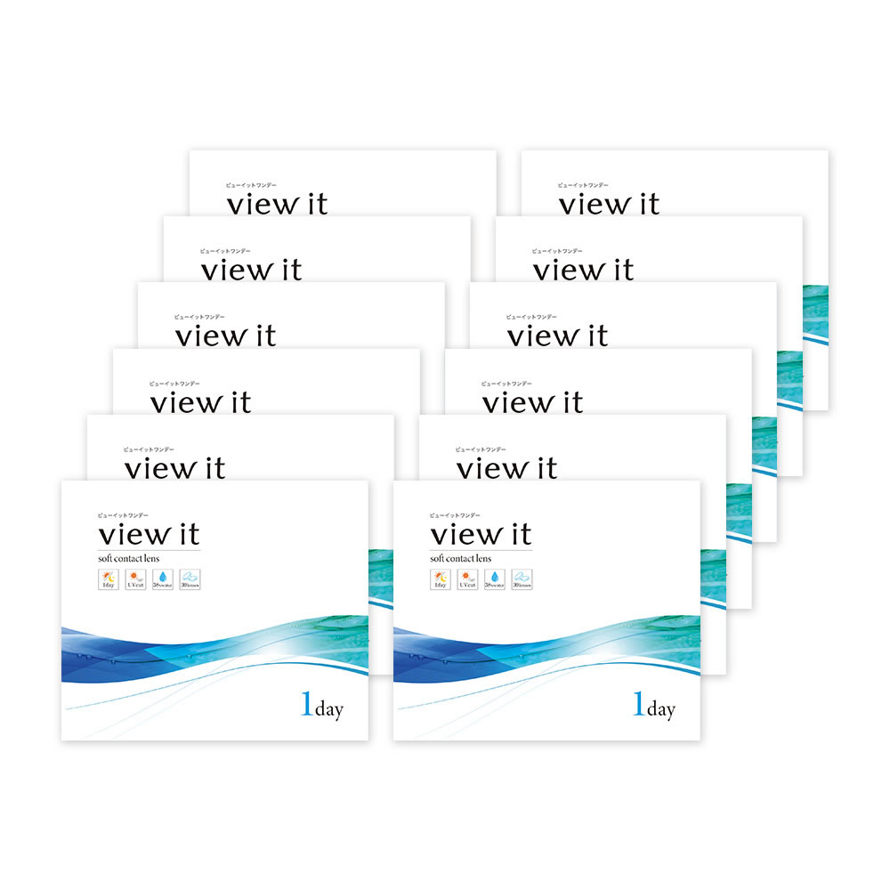 【12箱】(30枚)コンタクトレンズ 1day UVカット＋潤い成分