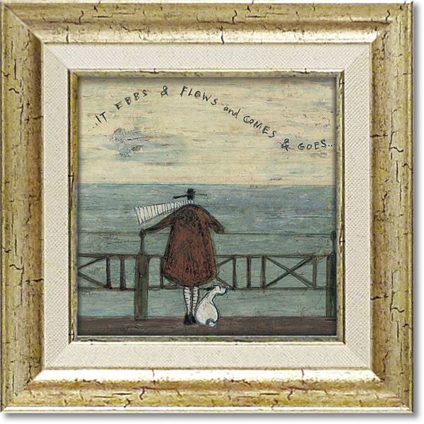 ユーパワー サム/トフト Gel加工 アートフレーム 「波のまにまに」