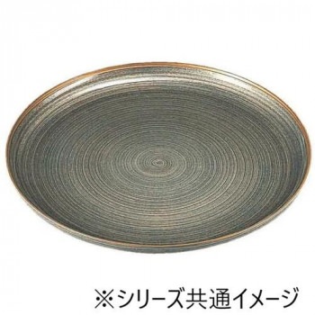 福井クラフト 尺6冠皿 金駒筋グレーパール 53290170 6,858円