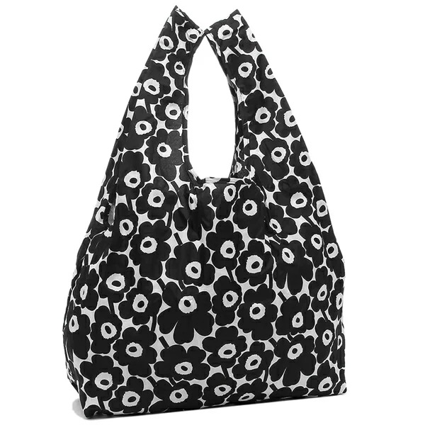 トートバッグ エコバッグ スマートバッグ ウニッコ ブラック ホワイト レディース 091493 190