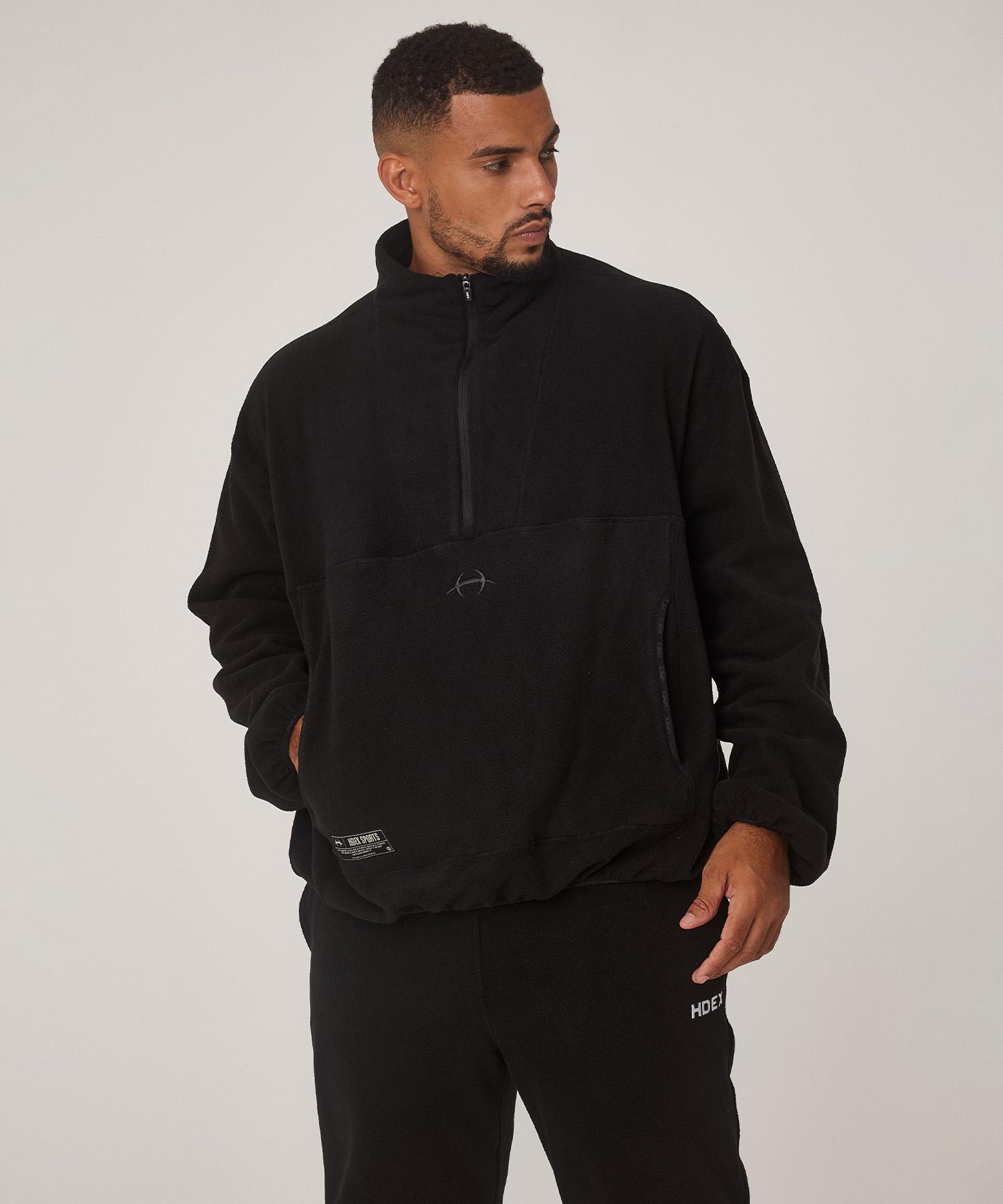 HDEX コージーフリースハーフジップアップ