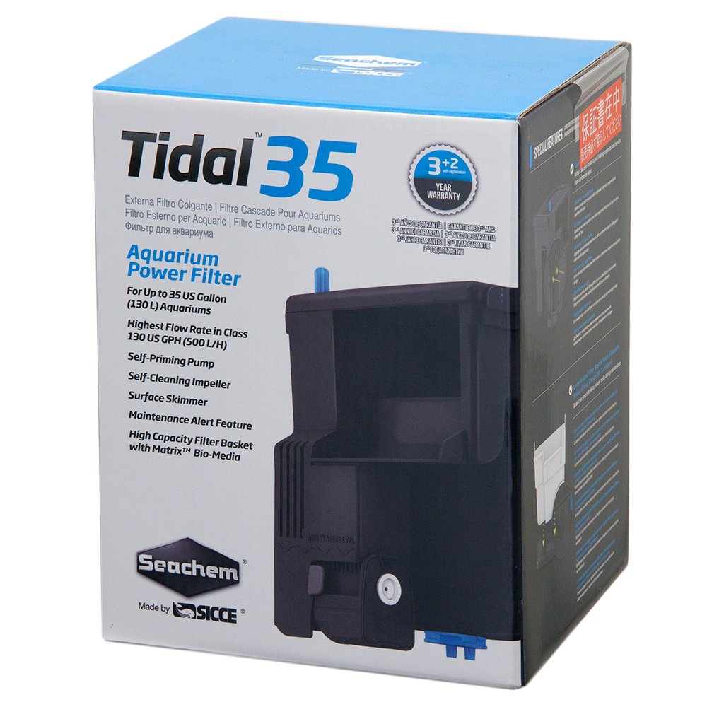 Ｓｅａｃｈｅｍ　シーケム　外掛けフィルター　Ｔｉｄａｌ　３５　ー１３０Ｌ　水槽　アクアリウム　ＣＲＣ10―03―02―03―00 8,350円