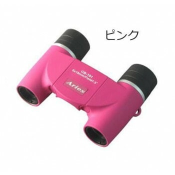 ミザール　ダハ型双眼鏡　6倍18mm　CB-101　ピンク