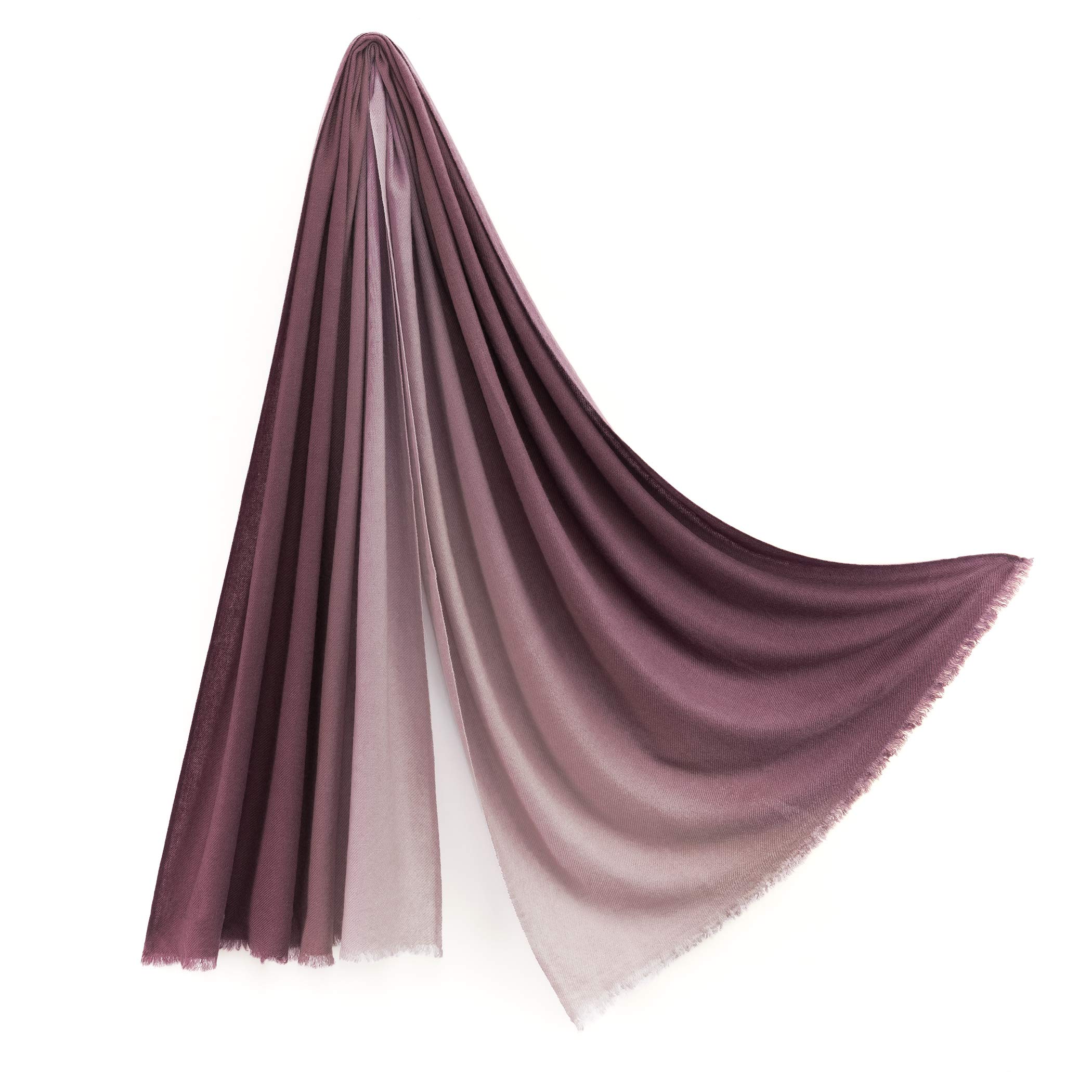 [パシュミナコレクション] カシミヤ100% 大判ストール グラデーション ギフトBOX入り