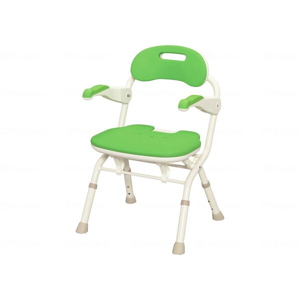 アロン化成 折りたたみシャワーベンチ FSフィット グリーン 536058 メーカー直送