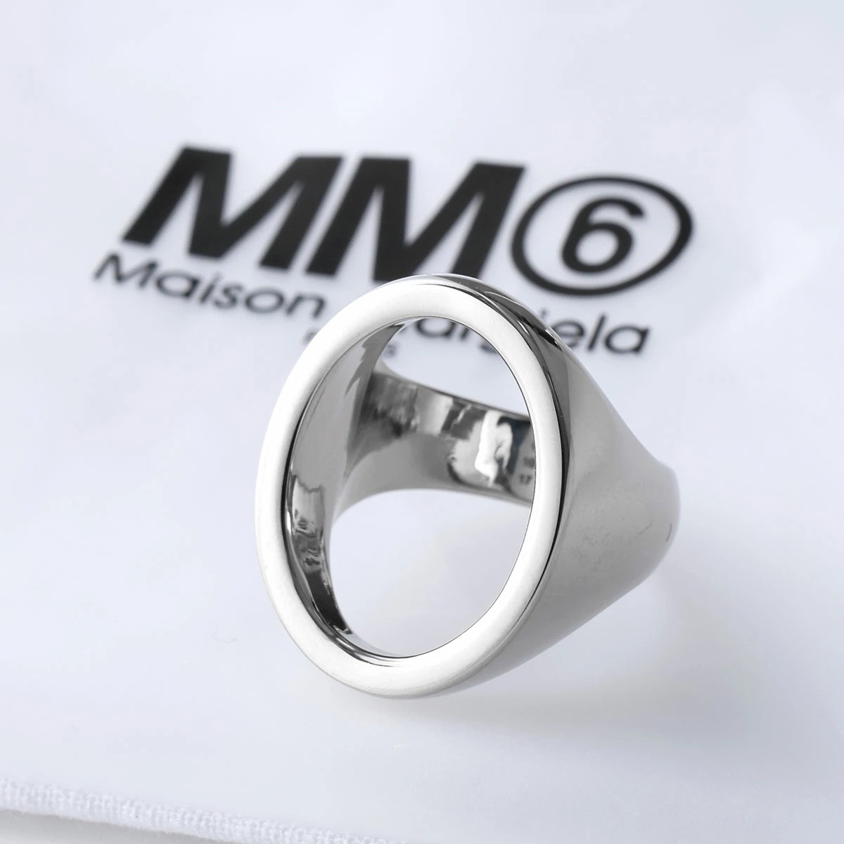 MM6 エムエムシックス メゾンマルジェラ リング SM7UQ0088 P7355 メンズ シグネット ナンバリング ロゴ 指輪 アクセサリー 951 【ts】