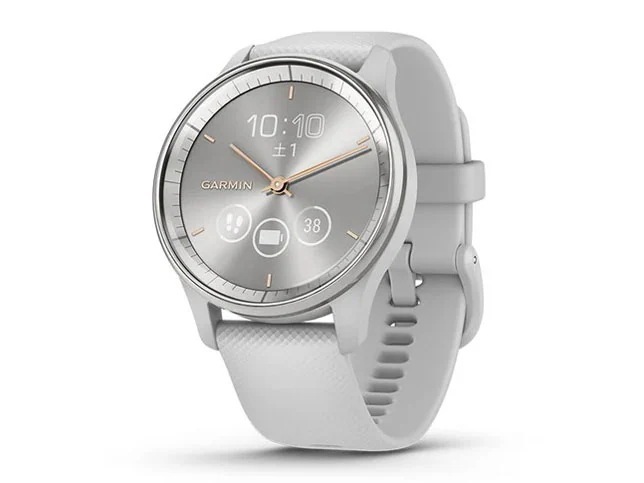 vivomove Trend 010-02665-73 [Mist Gray/Silver]Qiワイヤレス充電に対応したハイブリッドスマートウォッチ