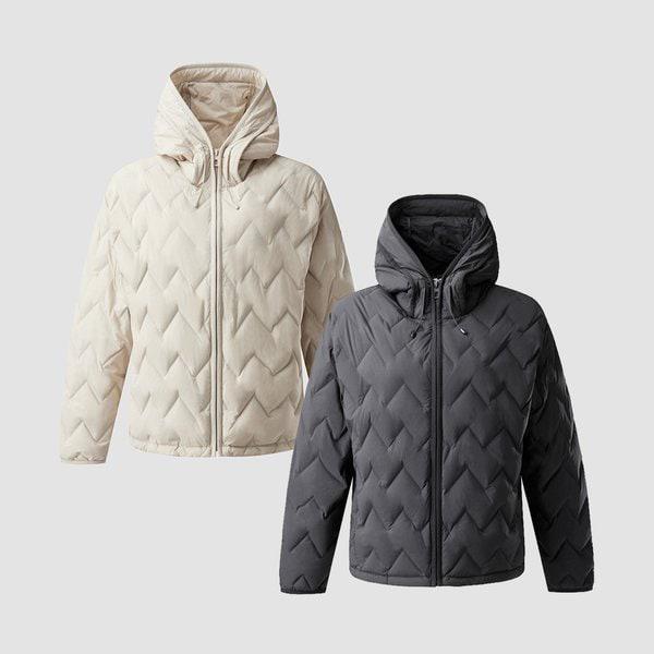 [] 女性 ソᆺソᆺ 軽量フーディ ショートダウン 2種 択1