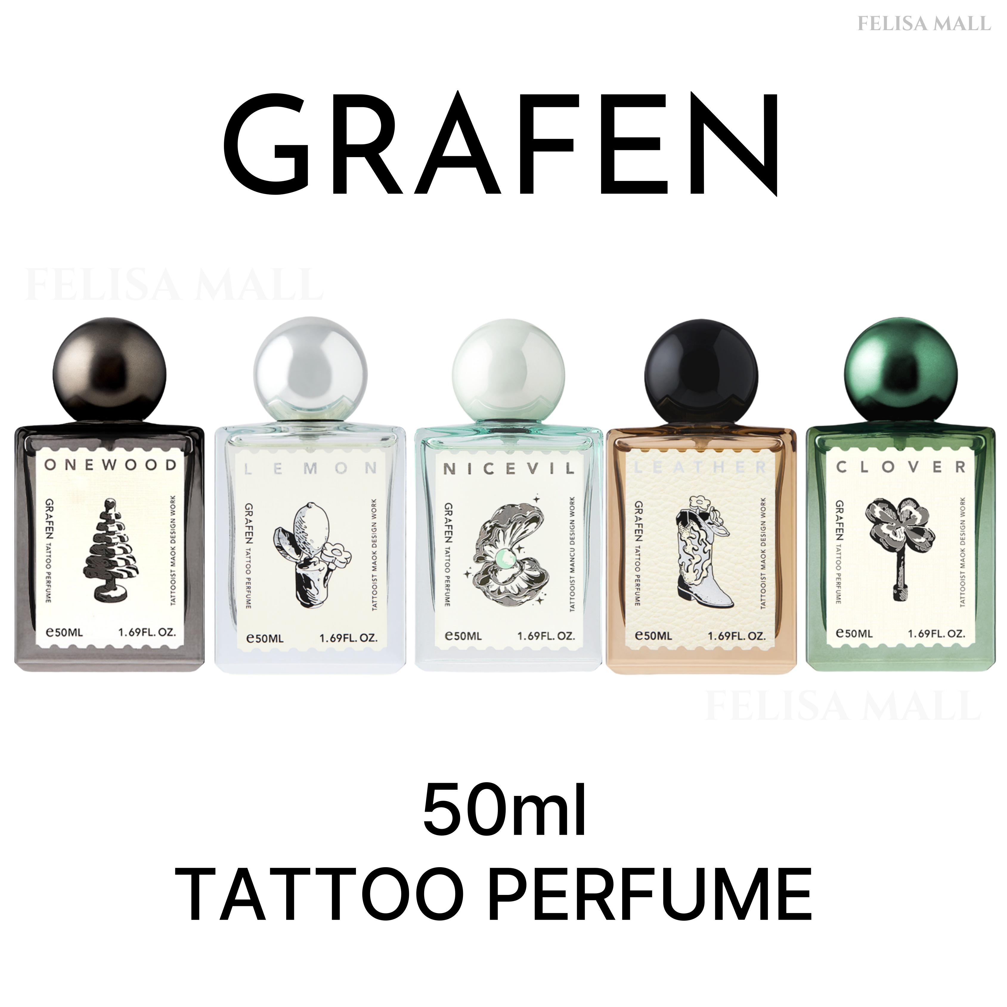 [GRAFEN] TATTOO PERFUME 【50ml】 男女人気 韓国香水