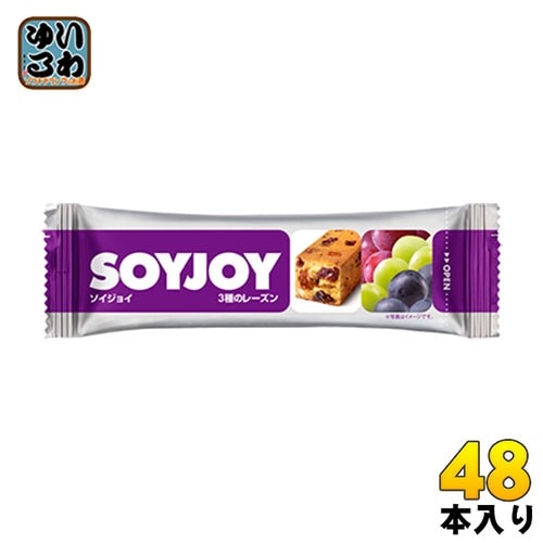 大塚製薬 SOYJOYソイジョイ 3種類のレーズン 48本入 グルテンフリー 栄養食品 5,766円