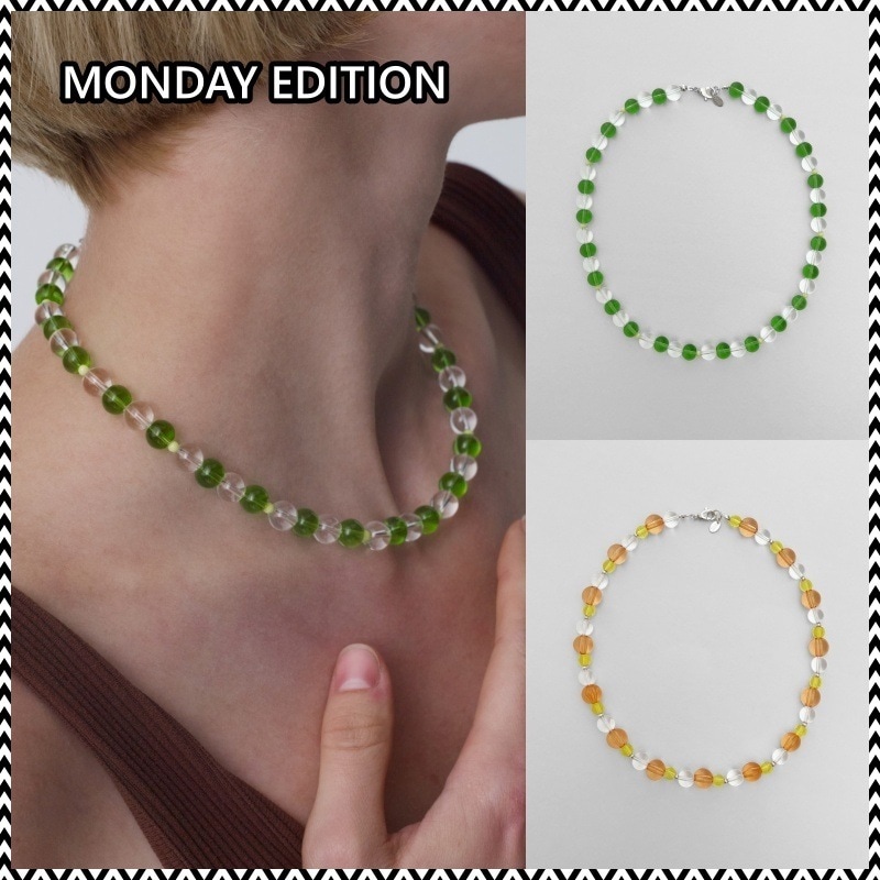 MONDAY EDITION COLORED ICE NECKLACE