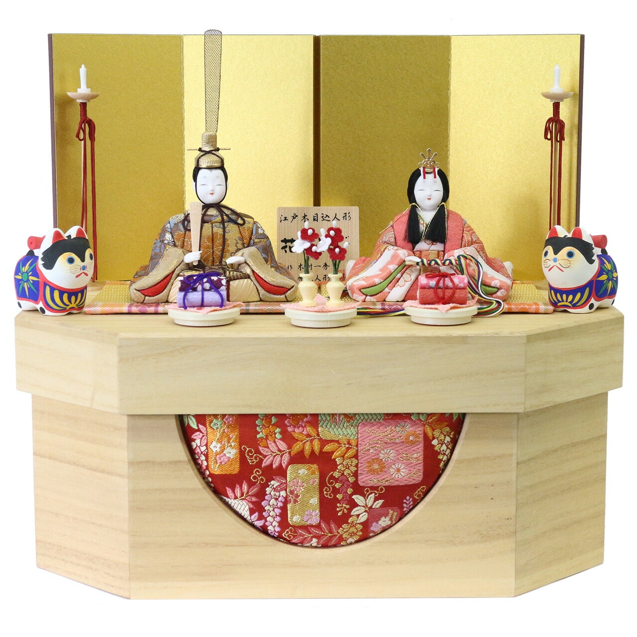 雛人形 ひな人形 お雛様 おひなさま かわいい 手作り 2025年 新作 秀光 限定品 送料無料 コンパクト ミニ 初節句 ひな祭り 木目込 一秀 二人 ２人 親王 収納 男雛 女雛 買得 お得 人気