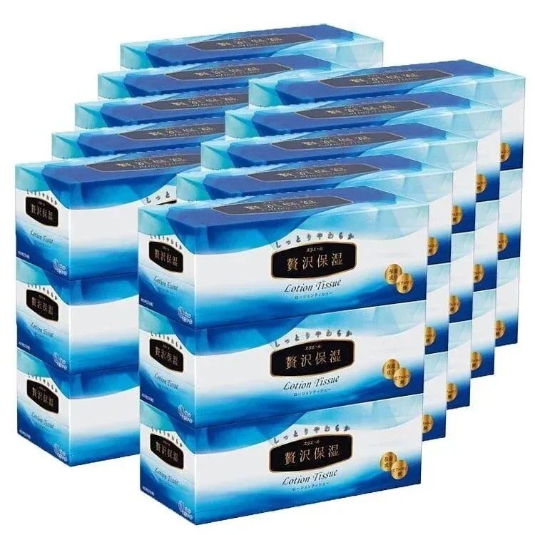 [10個セット] エリエール ティッシュ 保湿 200組30箱（3箱10パック） パルプ100% 贅 メガ割