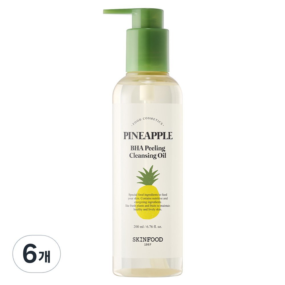 パイナップル BHA ピーリング クレンジングオイル 200ml 6個