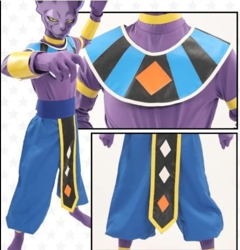 限定値下げ コスチューム ドラゴンボール 破壊神ビルス サーヴァント ウィス ブルーパープル コスチューム 6,287円