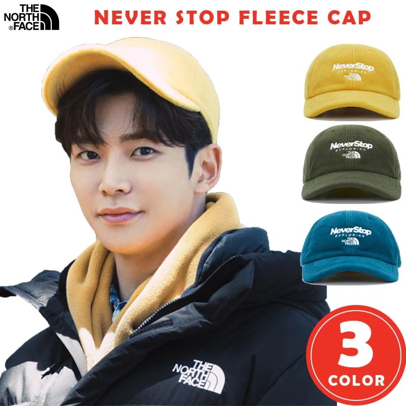 韓国正規品保証 関税負担なし NE3CM58A NEVER STOP FLEECE CAPデイリー 基本 着装 男子 女子 人気 韓国 ファッション 男女共用 アウトドア