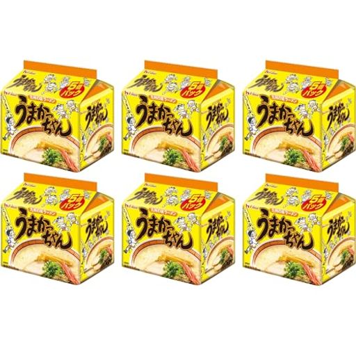 ハウス うまかっちゃん5個パック(470g)×6個 [九州の味とんこつスープをベースにしたコクのあるラーメン