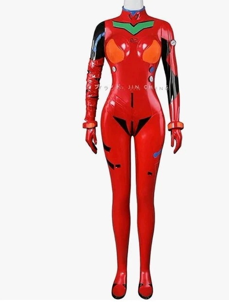 式波アスカラングレー コスプレ衣装 プラグスーツ 赤 式波 アスカ コスプレ 作戦服 コスプレ イベント仮装