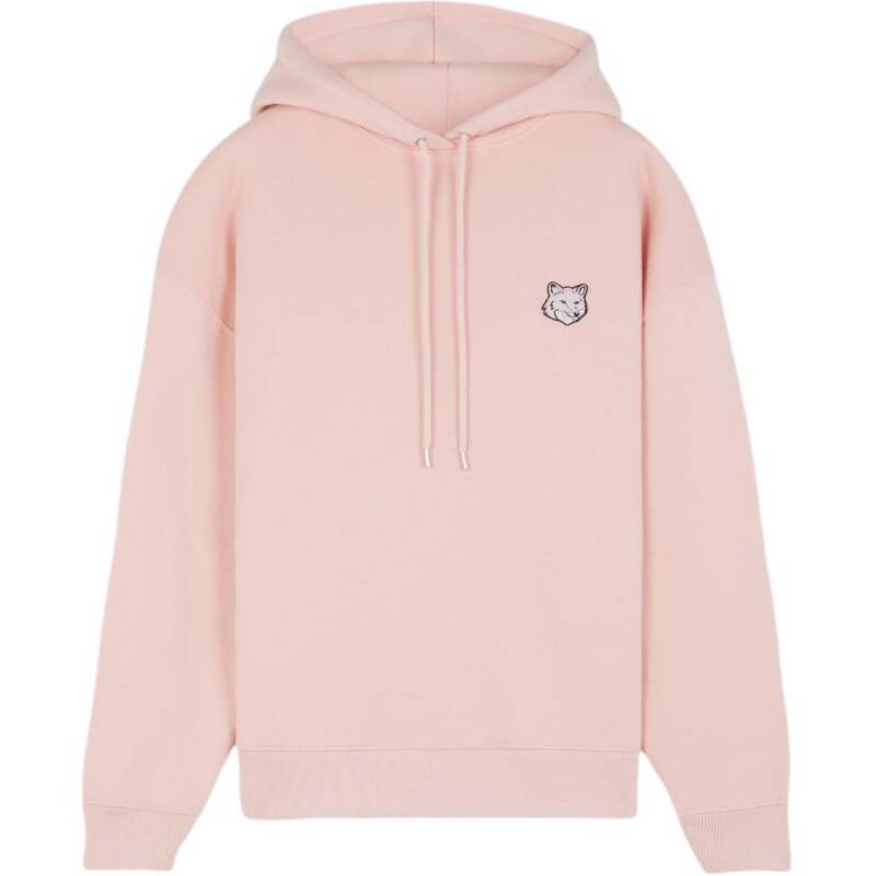 メゾン・キツネ MW00704KM0307 P628 ボールド・フォックス・ヘッド・パッチ レディース フード付きTシャツ