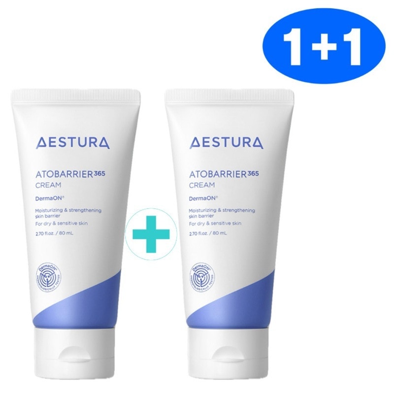 1+1 アトベリアクリーム アストゥーラ アトバリア 365 クリーム ダーマオン 保湿＆強化 皮膚バリア 乾燥肌・敏感肌の方へ 2.70 fl.oz./80 mL 1+1