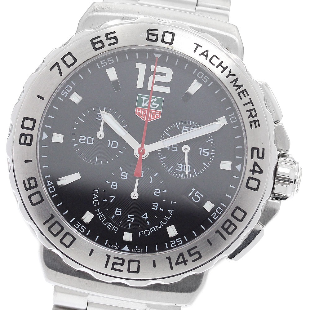 タグホイヤー TAG HEUER CAU1112 フォーミュラ1 デイト クロノグラフ クォーツ メンズ _903555【中古】