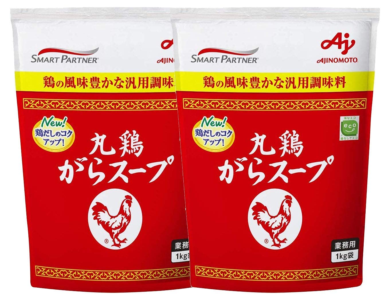 味の素 丸鶏使用 がらスープ 1kg×2袋