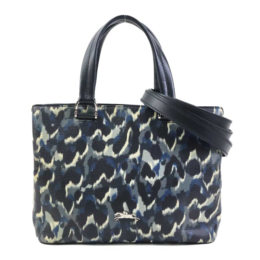 ロンシャン Longchamp ハンドバッグ ショルダーバッグ レザー ブラック系 レディース 56230g 18,600円