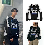AMES-WORLDWIDE【SEVENTEEN ジョンハン 着用】V NECK SWEATSHIRT